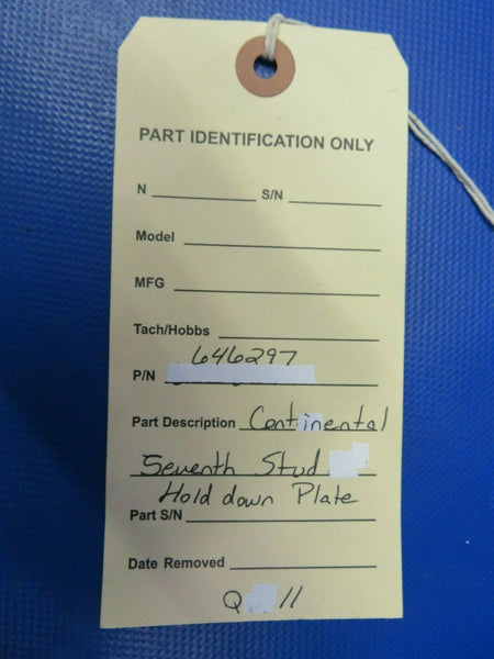 Continental 7th Stud Hold Down Plate P/N 646297 (0821-792)