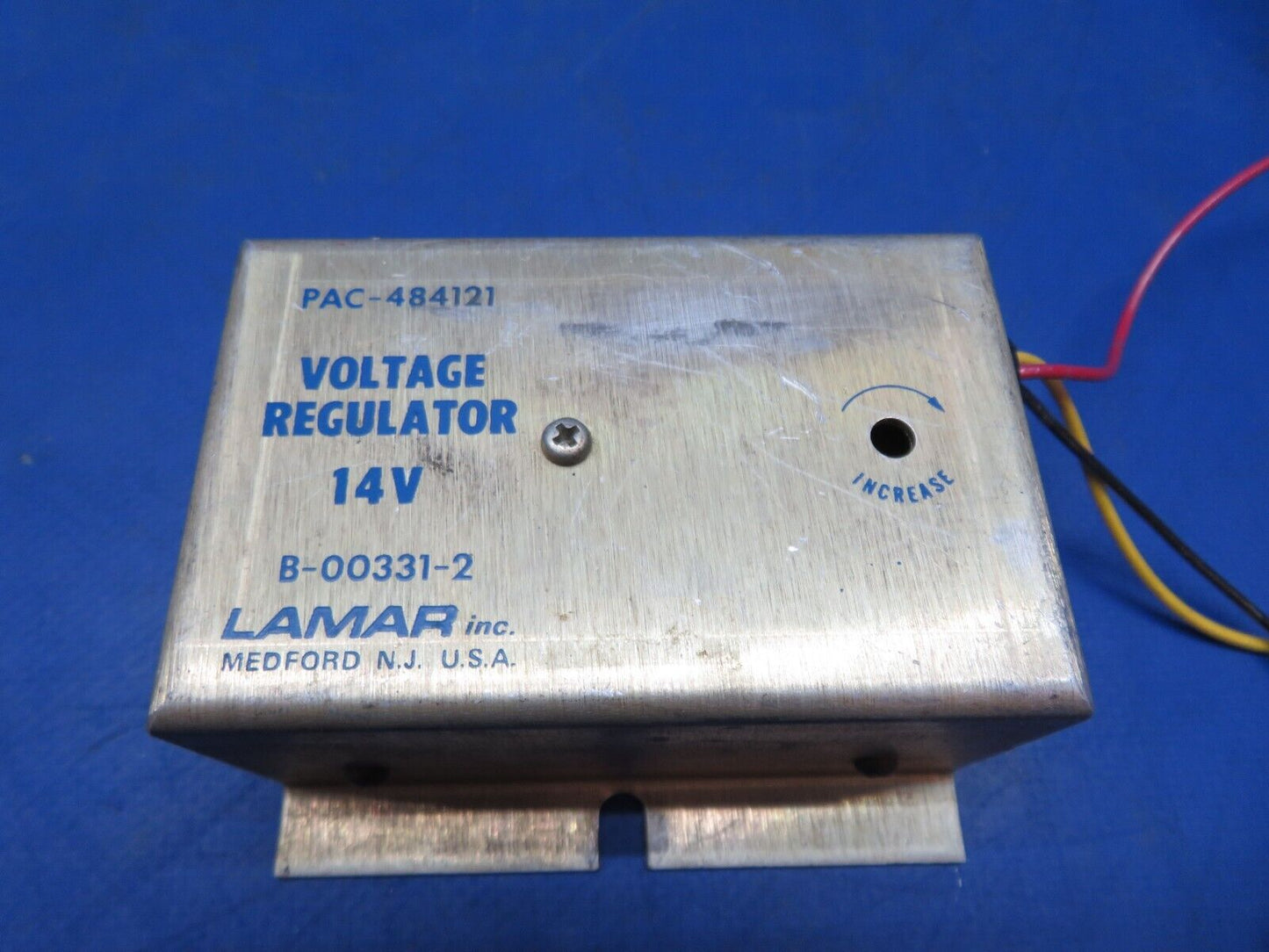 Lamar Voltage Regulator & Overvoltage Control P/N B-00331-2 LOT (0923-502)