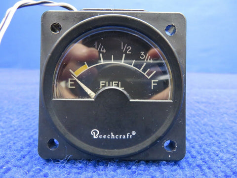 Baron Hickok Fuel Quantity Gauge w/ Light Bar Lighted 27V A-1158-5 (0222-361)