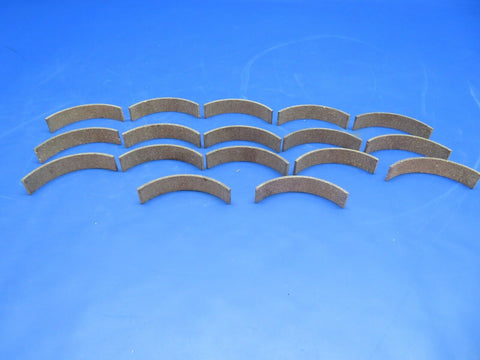 Brake Linings P/N 582-158X25X4 LOT OF 17 NOS (0922-860)