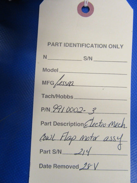 Cessna Electro-Mech LG Motor and Actuator 28V P/N 9910002-3 (0418-18)