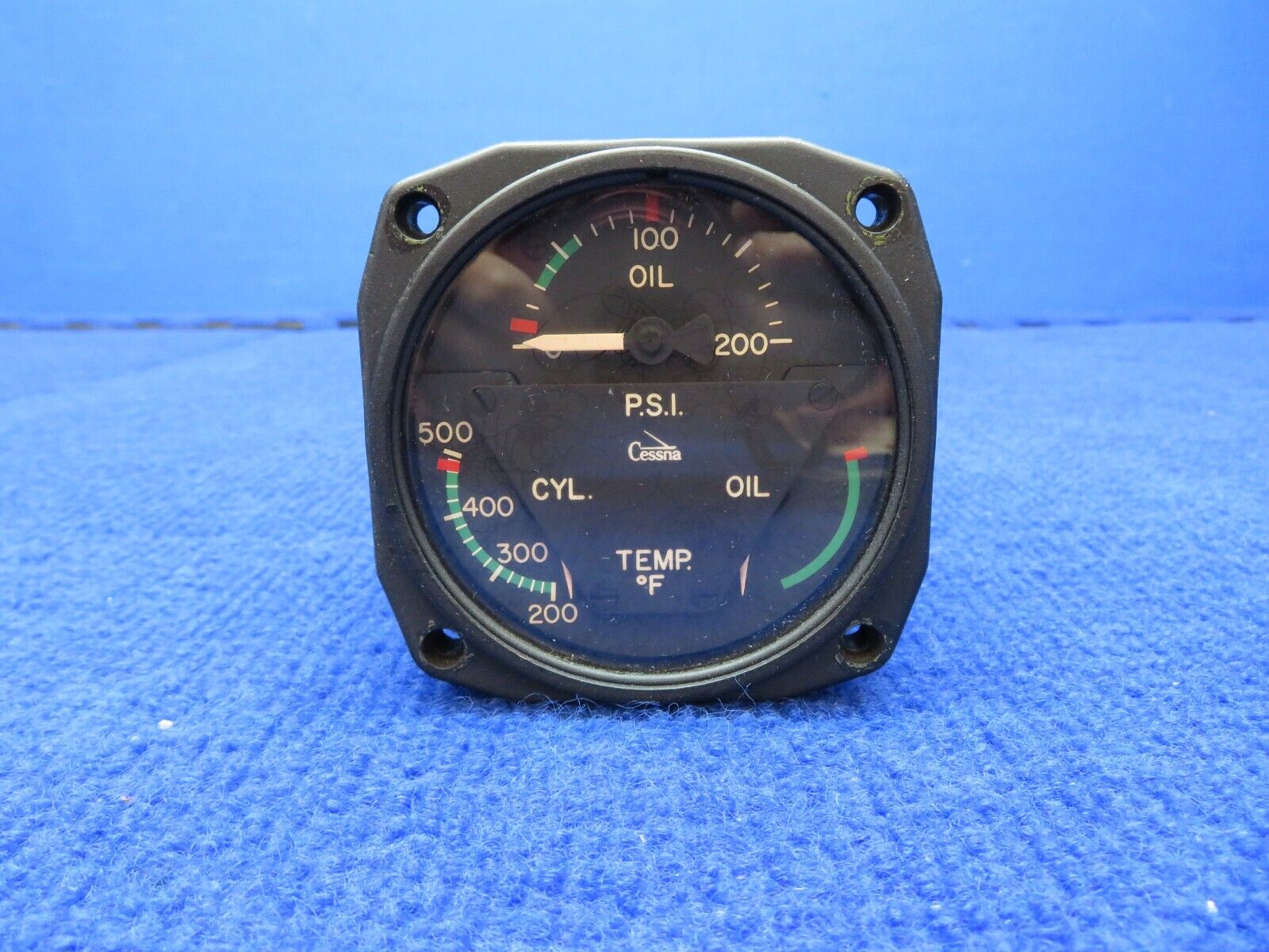 Cessna 3-in-1 Engine Gauge P/N CM290L1 (0622-643)