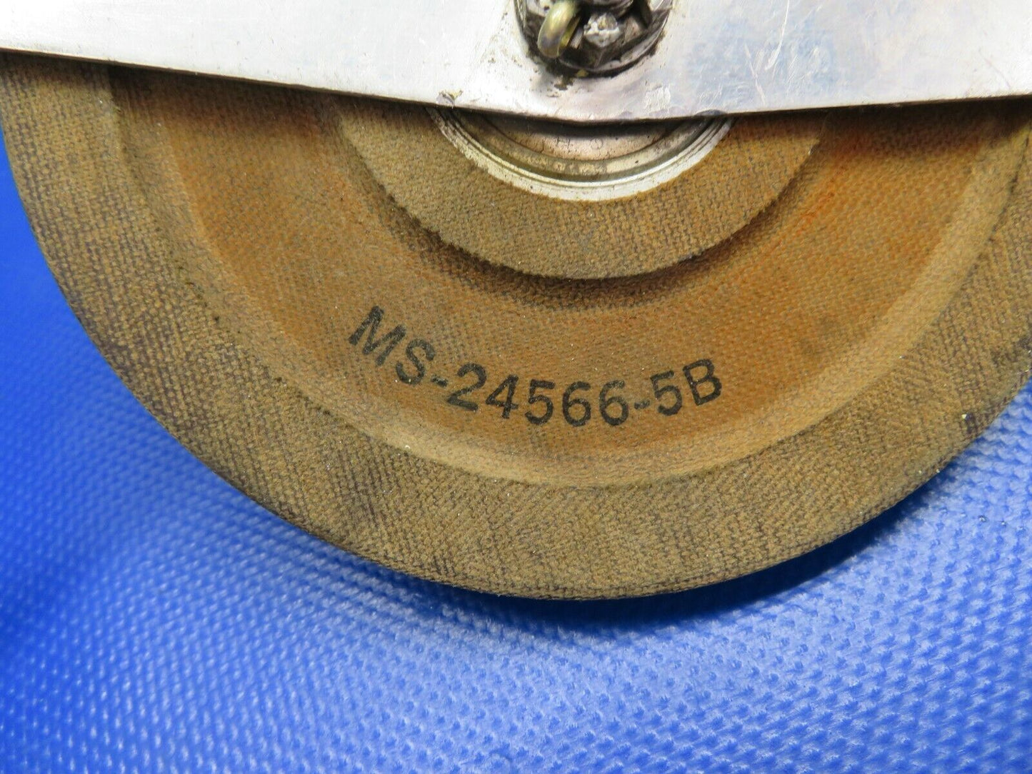 Beech Bonanza Bracket Assy Rudder Balance Cable Pulley P/N 35-524245 (1220-505)