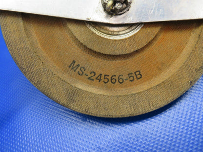 Beech Bonanza Bracket Assy Rudder Balance Cable Pulley P/N 35-524245 (1220-505)