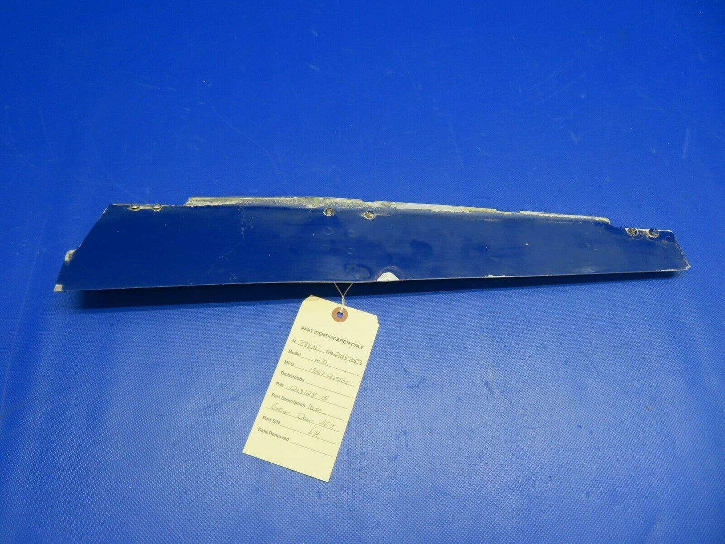 1960 Cessna 210 Nose Gear Door AFT LH P/N 1213128-15 (0321-118)