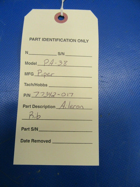 Piper Tomahawk Rib Aileron P/N 77342-017 NOS (0419-115)