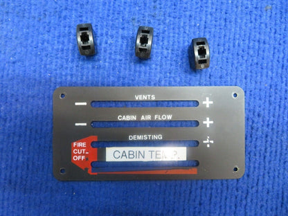 Socata TB-10 Cabin Plates P/N 73039100, 76013112 LOT (0922-565)