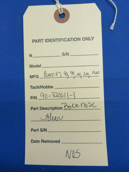 Beechcraft 90, 99, 100, 200, 1900 Bolt Nose Gear 90-820011-1 NOS (1120-12)
