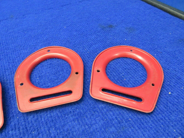 Piper Cover Assy Air Vent Flange P/N 65735-19 LOT OF 4 Red Plastic (0222-643)