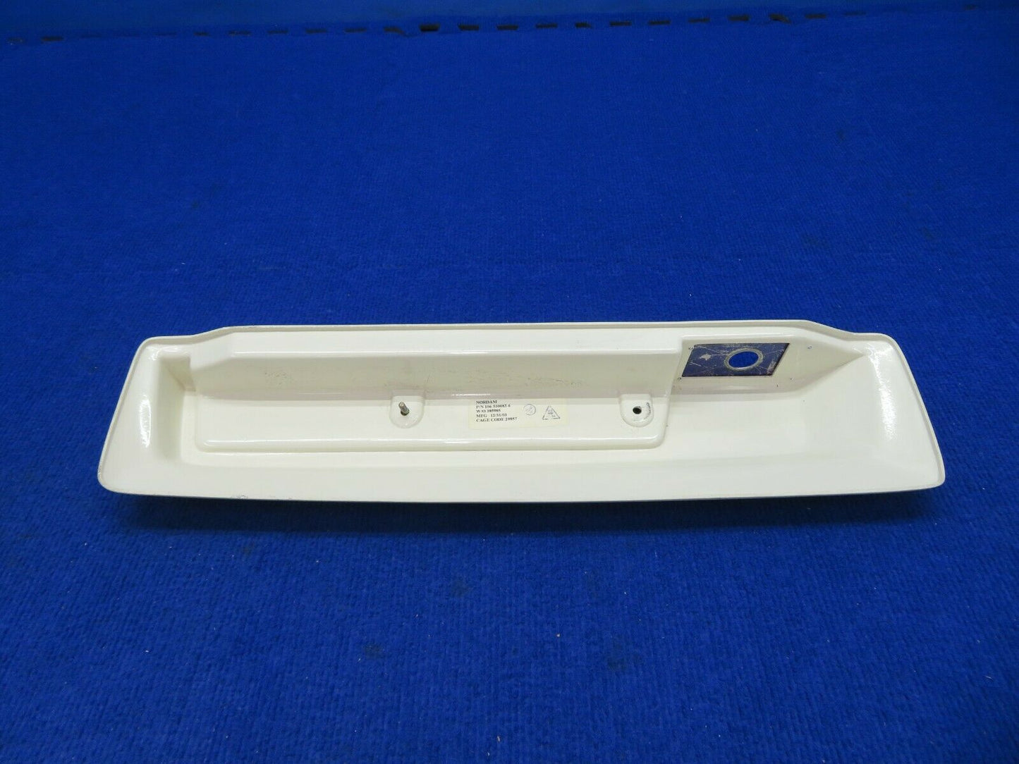 Beech 58 Baron Armrest Front LH 4th Passenger Seat P/N 106-530083-6 (0322-707)