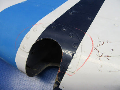 Piper PA-23-150 / 160 Rudder Assy w/ Tab P/N 17068-37 (0723-12)