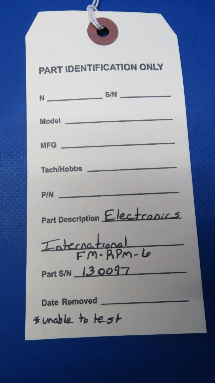 Electronics International FM-RPM-6  (0523-822)