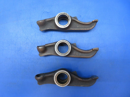 Continental IO-520 Exhaust Rocker Arm P/N 534398, 652130 LOT OF 3 (0523-971)
