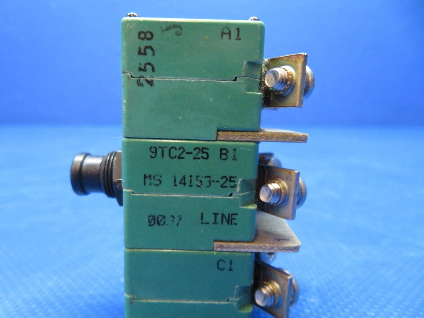 Klixon 25 amp & 2.5 amp Circuit Breaker P/N 9TC-25 LOT OF 4 (0224-195)