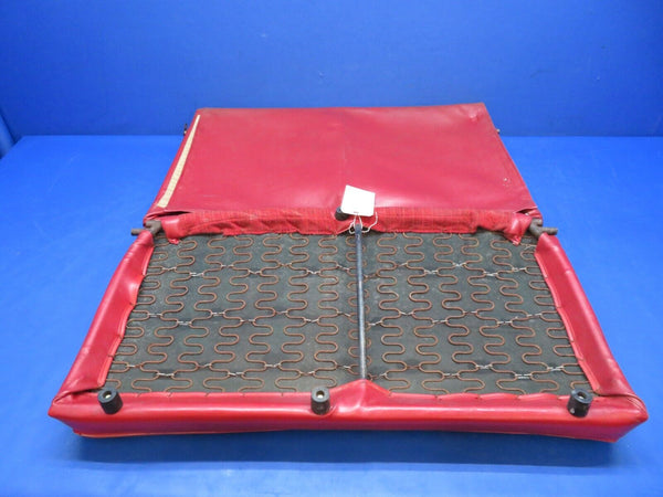 Piper PA-28R-180 Rear Seat Assy Red Vinyl P/N 65700-06 (1123-399)