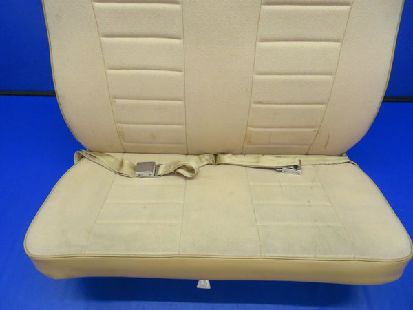 Cessna Cardinal 177RG Rear Seat Tan Vinyl & Cloth P/N 2014013-1 (0621-799)