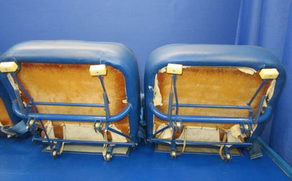 Cessna 310 R #3, #4Passenger Seat Blue Leather & Cloth (0918-306)