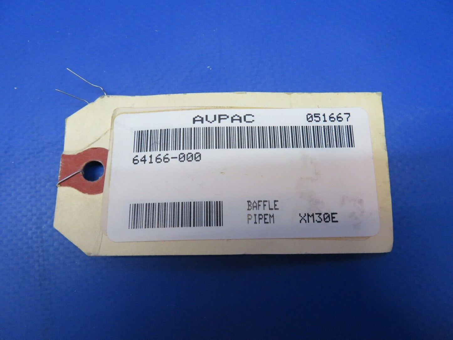 Piper PA-25 Pawnee Right Side Front Baffle Assy P/N 64166-00 NOS (1022-343)