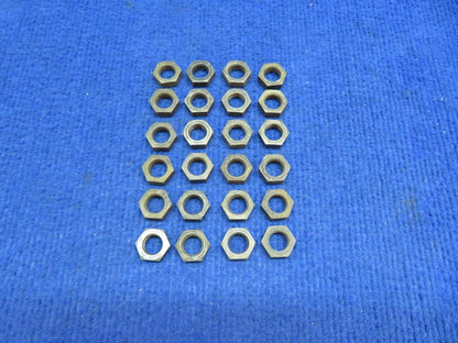 AN Fitting Steel Nut P/N AN924-6 LOT OF 24 NOS (0722-475)