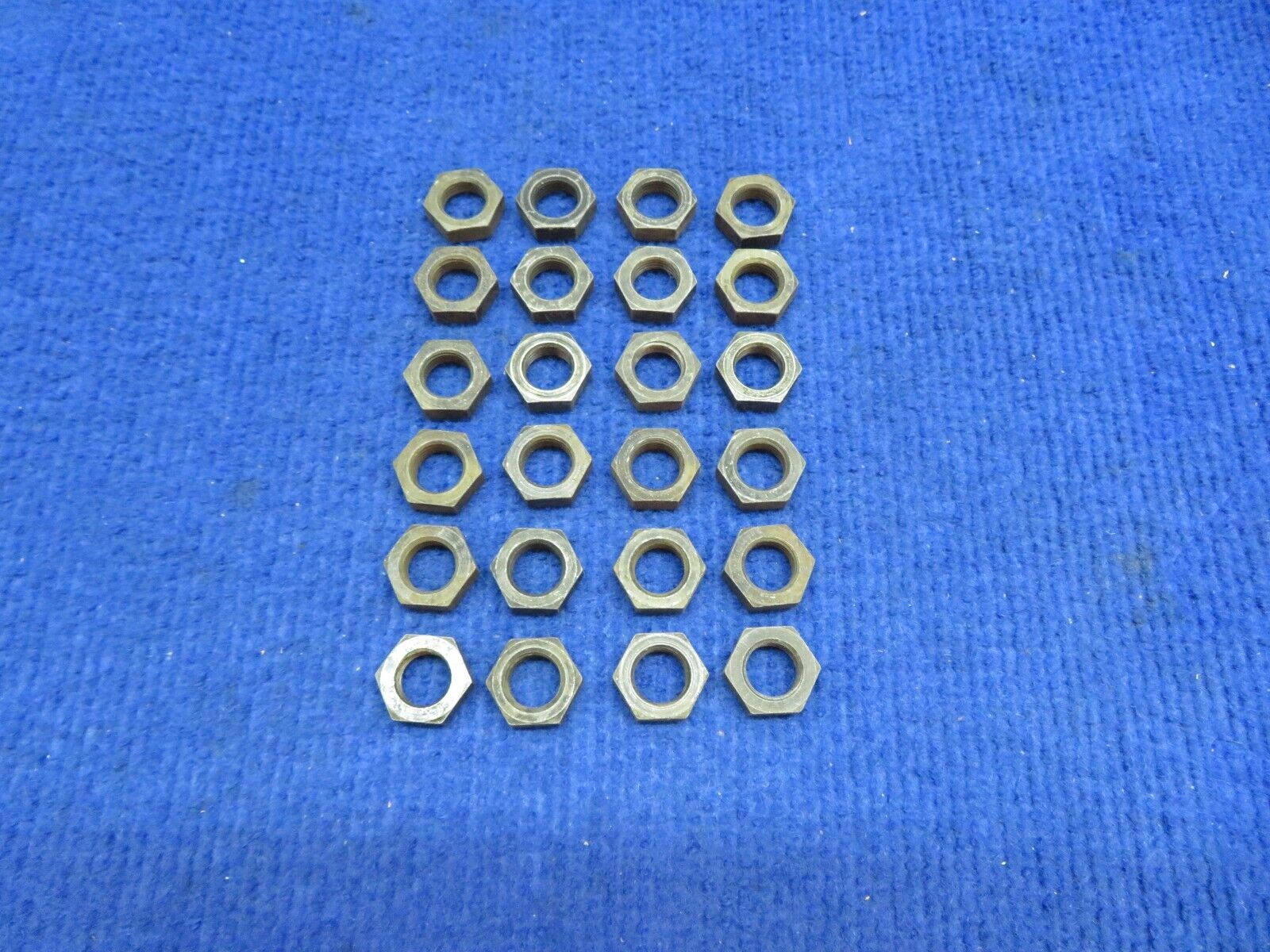 AN Fitting Steel Nut P/N AN924-6 LOT OF 24 NOS (0722-475)