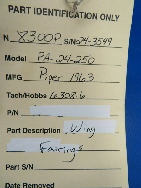 Piper PA-24-250 Comanche Wing Fairings LH (0120-06)