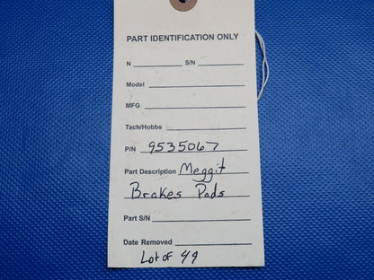Meggit Brake Pads P/N 953567 LOT OF 49 (1223-1105)