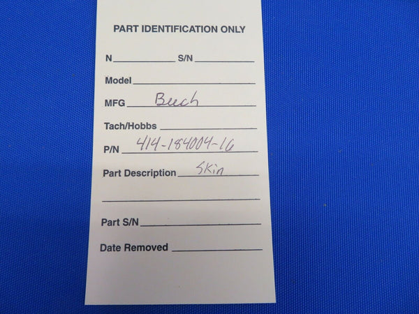 NOS Beech Skin P/N 414-184004-16 (0820-392)