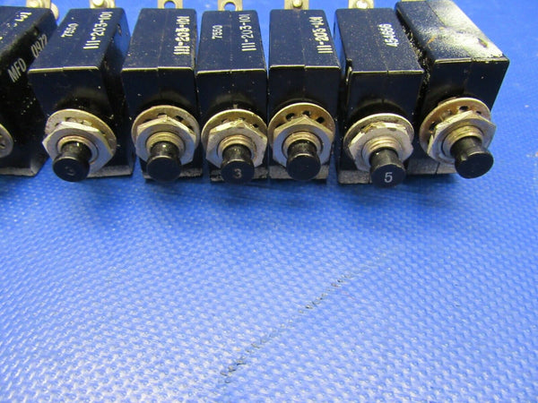 Beech Baron 95-B55 Circuit Breakers 842-202-101, 111-203-101 (1121-355)