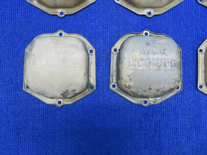 Avco Lycoming Rocker Valve Cover O235, O320, O360, O540 61247 LOT OF 6 (0222-619