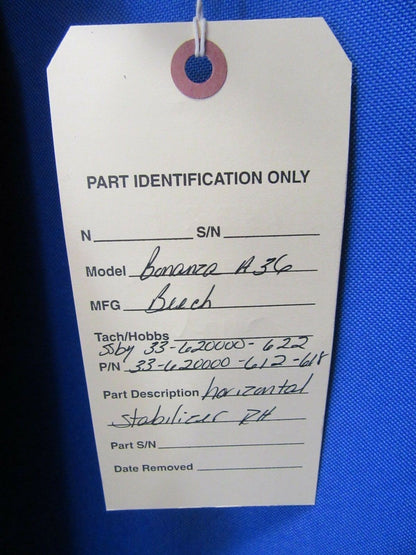 Beech A-36 Horizontal Stabilizer RH P/N 33-620000-612 (0918-334)