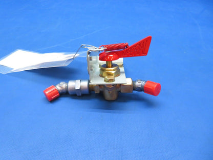 Cessna 188B AGpickup Imperial Fuel Selector Valve Assy P/N 1H14-2 OH (0823-643)