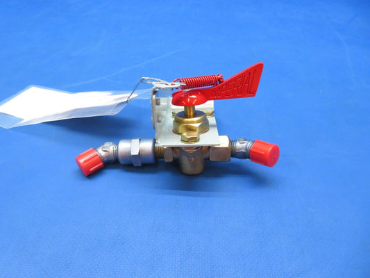 Cessna 188B AGpickup Imperial Fuel Selector Valve Assy P/N 1H14-2 OH (0823-643)