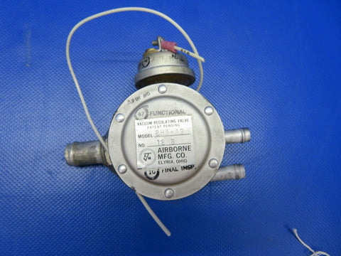 Airborne Vacuum Regulating Valve 2H3-19 Hobbs Piper PA-32R-300 Lance (0221-12)