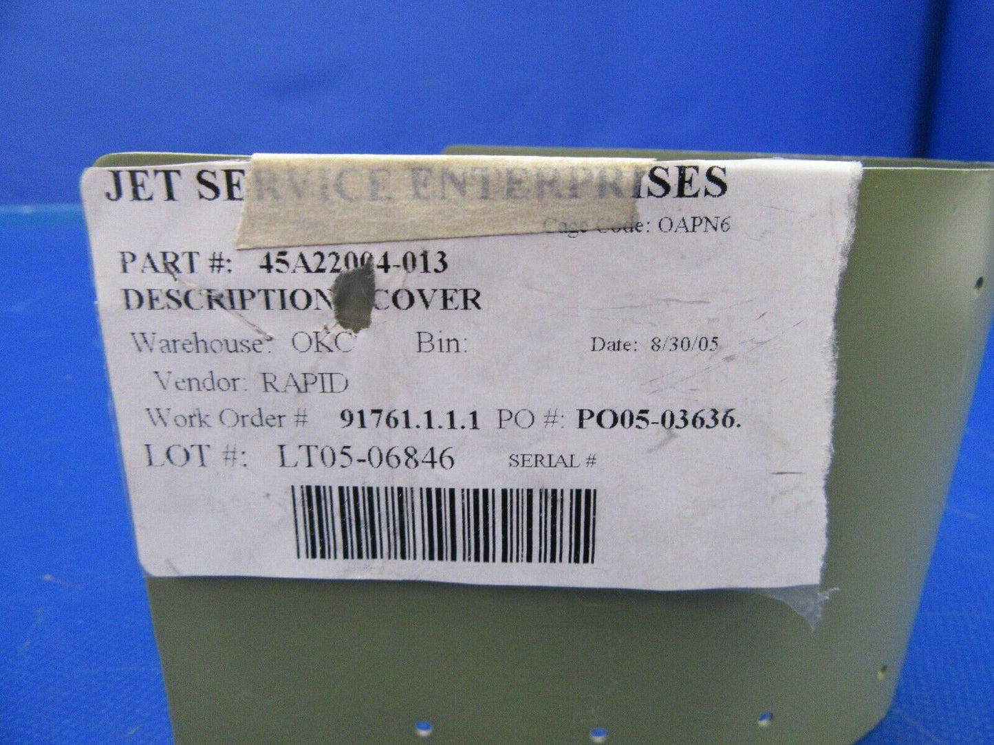 Beech 400 Panel Elevator P/N 45A22004-013 NOS (0419-414)