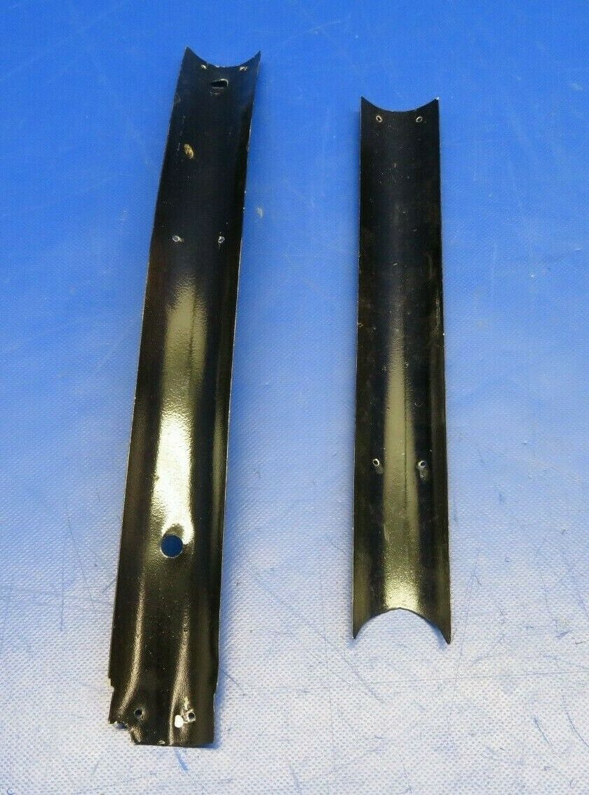 Beech Baron 95-A55 Front Windshield Center Trim Black Metal (0420-361)