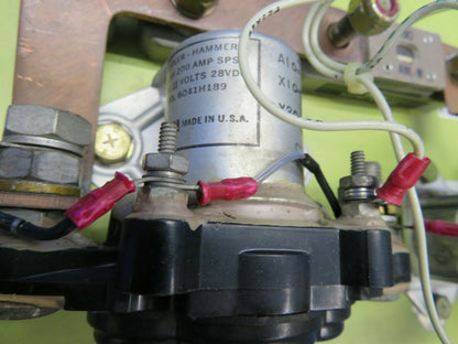 Beech 58 Baron Battery Relay / Electrical Assy P/N 6041H189, EM103 (0322-528)