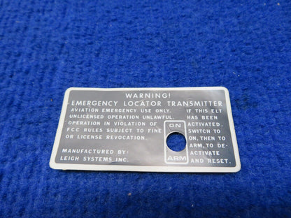 Leigh Systems ELT Remote Operation Accessory Kit P/N 04-02-002 NOS (0822-464)