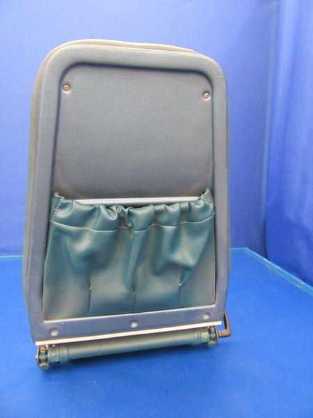 Piper PA-32 Cherokee Six Center Seat Turquoise Leather w/Tweed Cloth (0418-207)