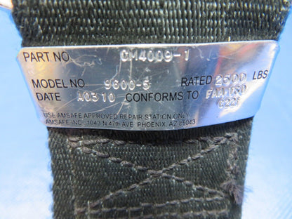 Cessna 401 / 401A Amsafe Seat Belt w/ Shoulder Harness P/N CM4009-1 (0124-117)