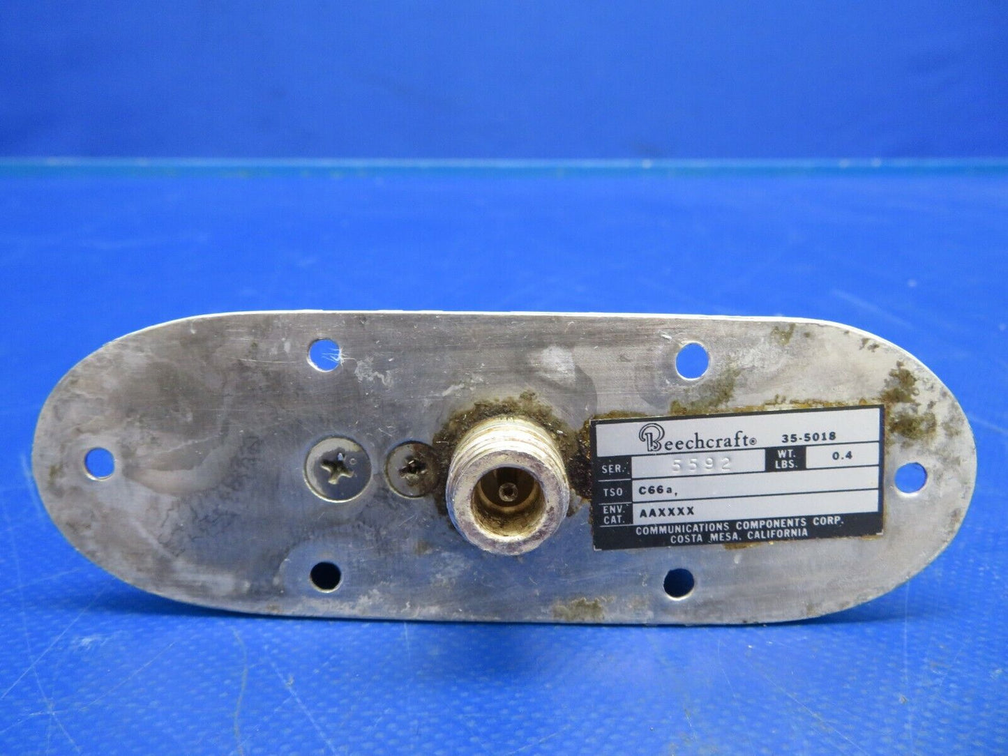 Beech Communications Components Blade Antenna P/N 35-5018 (0720-522)