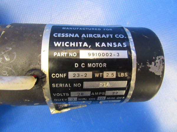 Cessna Electro-Mech LG Motor and Actuator 28V P/N 9910002-3 (0418-18)