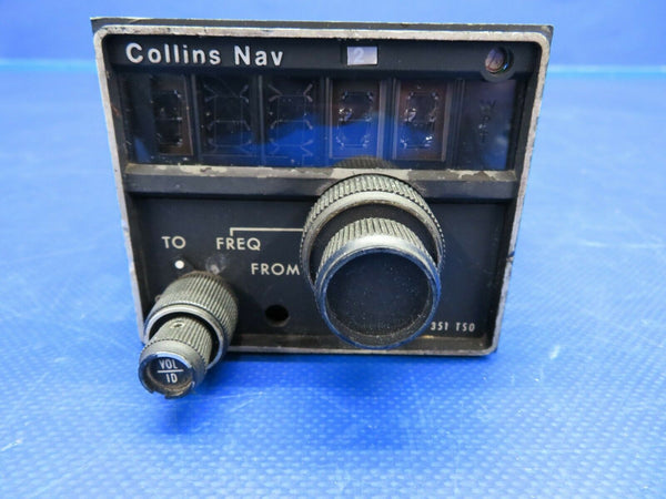 Collins VIR-351 NAV 14V 622-2080-011 w / New 8130 (0520-01)