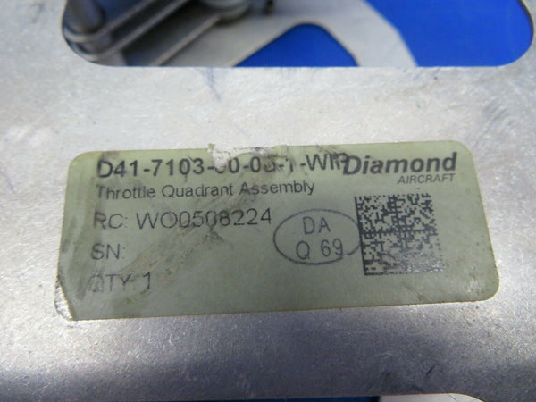 Diamon DA40-180 Throttle Quadrant Assy P/N D41-7103-00-00-1-WIP (0320-164)