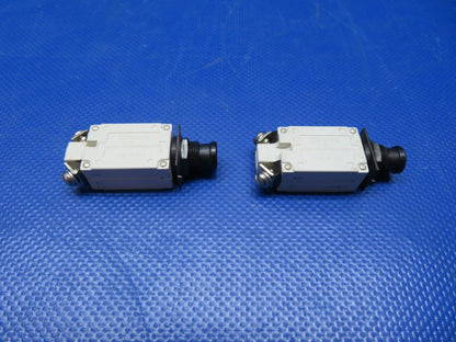 Klixon 2-1/2 amp Circuit Breaker P/N 7277-2-21/2 LOT OF 2 NOS (0224-227)