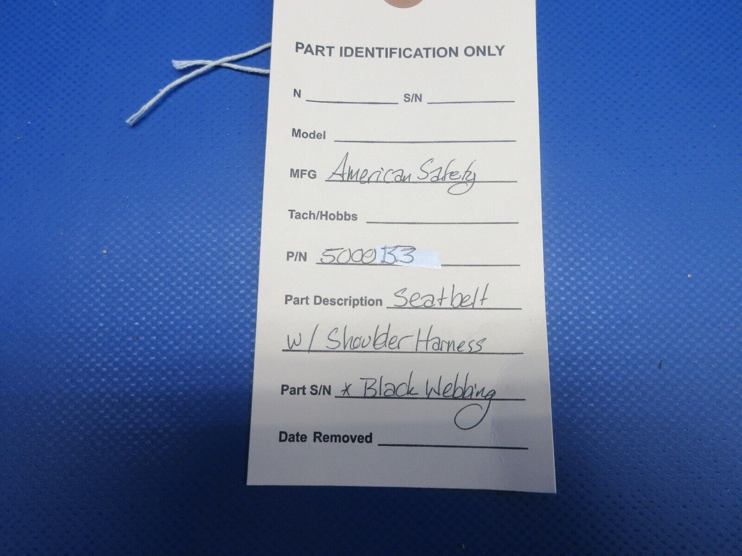 American Safety Seatbelt with Shoulder Harness P/N 5000B3 (0124-1275)