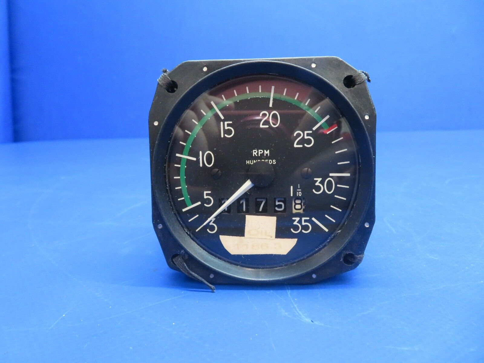 Piper PA-28-201T Dakota Recording Tachometer P/N D1-112-5025 (0922-804)