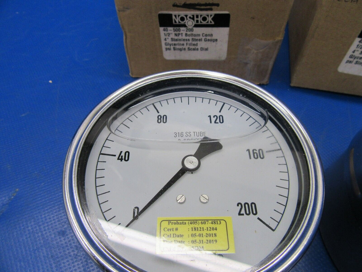 NoShok Glycerin Filled Pressure Gauges, set of 3 (1119-294)