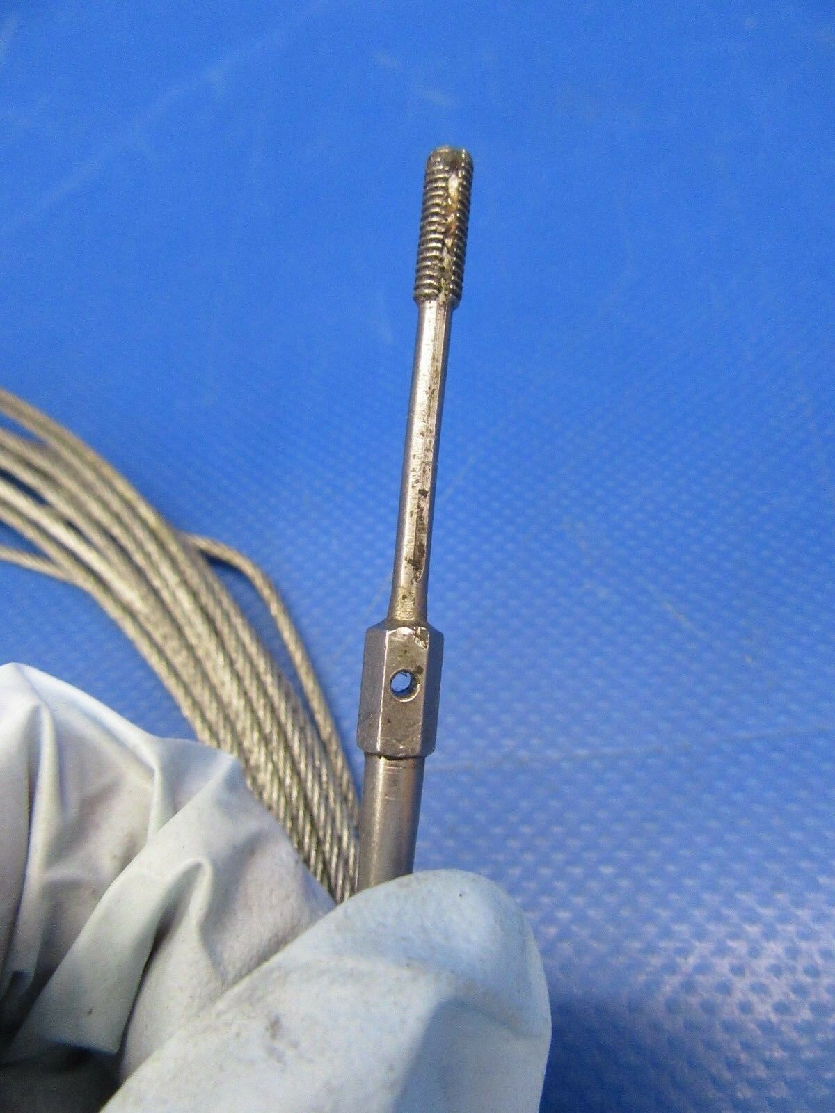 Beech Baron 95-B55 Cable Assy Rudder Trim P/N NAS302277-4040 (1018-280)