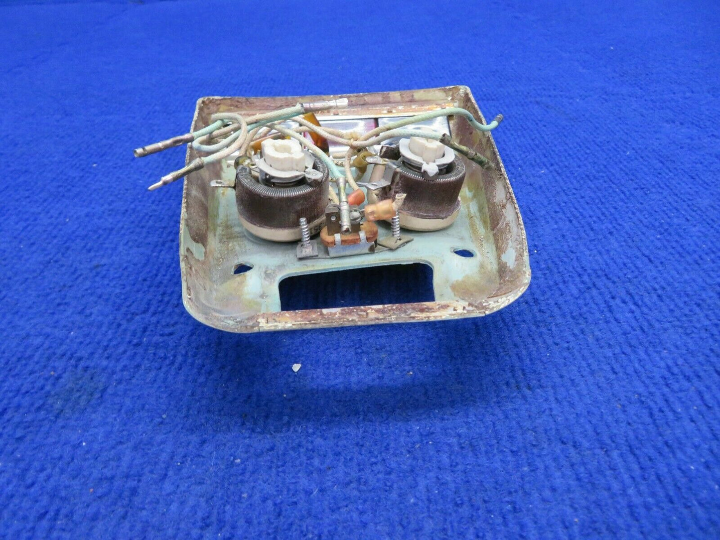 1956 Cessna 310 Overhead Panel Assy w/ Lenses FOR PARTS 0812350-67 (0422-454)