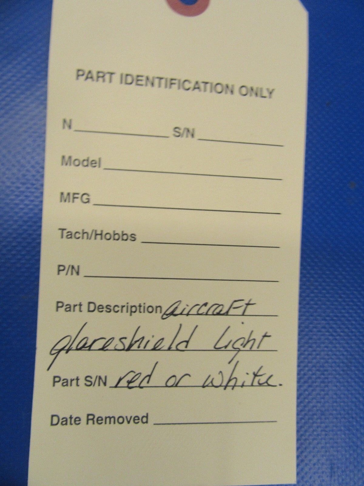 Aircraft Glareshield Light Red or White (0518-230)